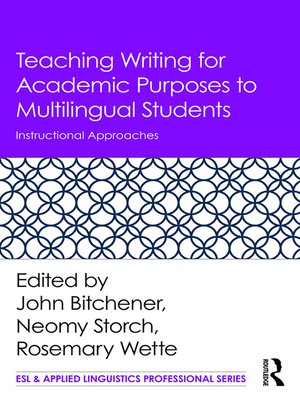 cover image of Teaching Writing for Academic Purposes to Multilingual Students